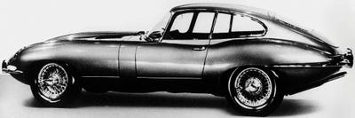 Vintage Jaguar X Type Car Large Poster Art Print Black & White in Card or Canvas